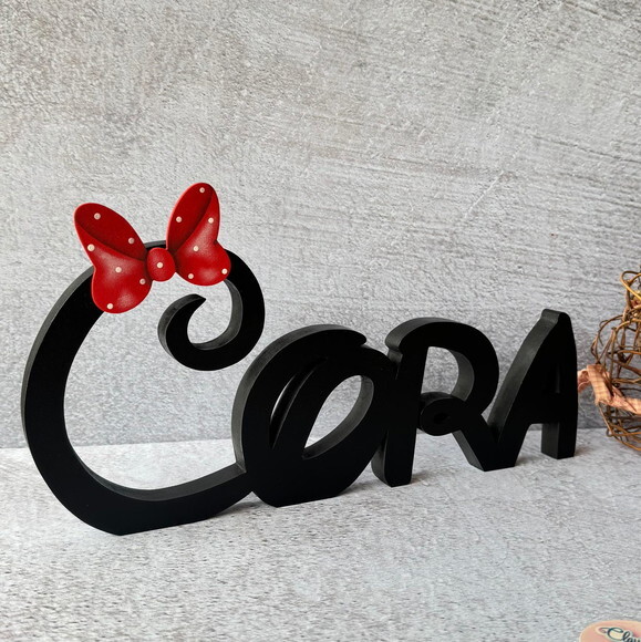 Nome em mdf - Linha Disney - Decoração Bebê e Infantil
