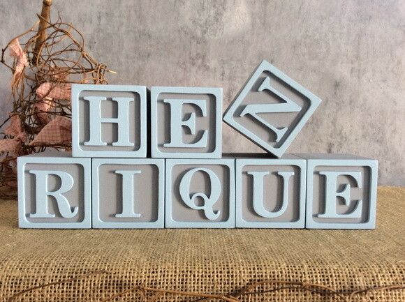 Nomes com Moldura 6x6cm Ts Decoração de Bebê