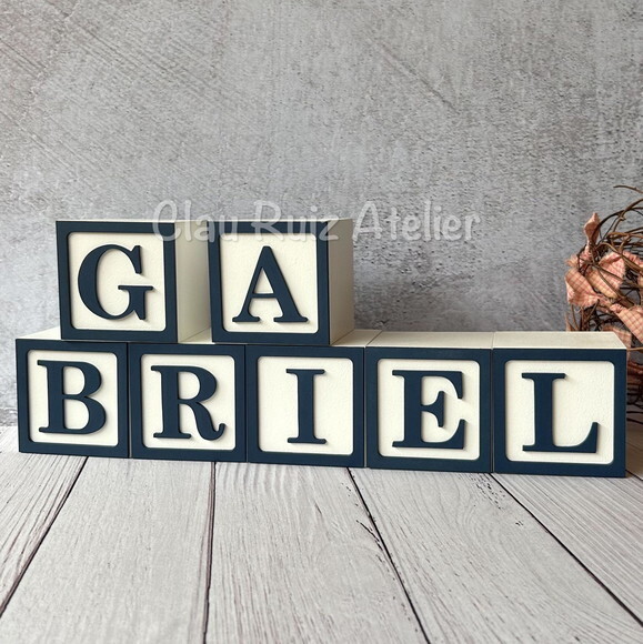 Nomes com Moldura 8x8cm Ts Decoração de Bebê