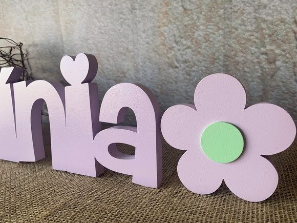 Nomes De Mdf - Linha Ch + Flor