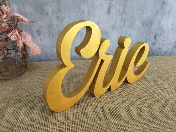 Nomes de MDF - Personalizado -Linha Cursiva