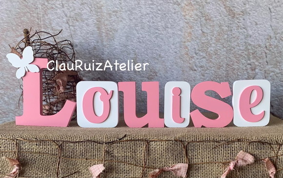 Nomes De Mdf Em Blocos Com Borboleta
