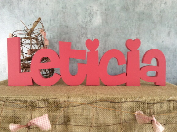 Nomes de Mesa Em MDF -