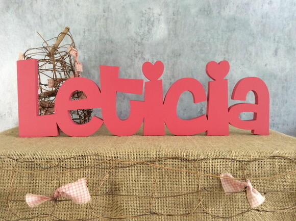 Nomes de Mesa Em MDF -