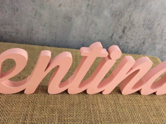 Nomes de Mesa Em MDF Letras Cursivas