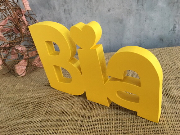 Nomes de Mesa em MDF Linha CH