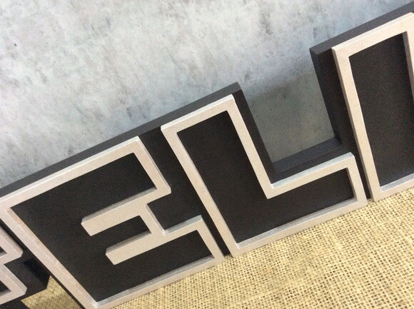 Letras Decorativas Personalizadas em MDF para Quarto de Bebê e F