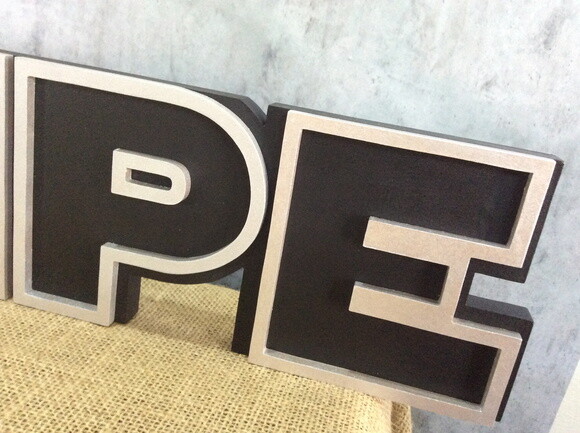 Letras Decorativas Personalizadas em MDF para Quarto de Bebê e F