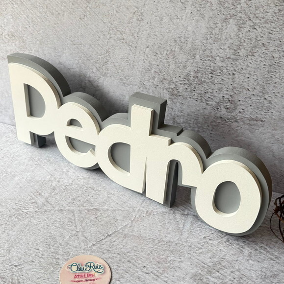 Nomes em Sobreposição Decoração de Bebê