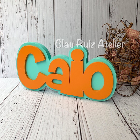 Nomes em Sobreposição Decoração de Bebê