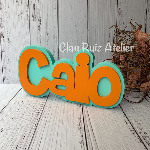 Nomes em Sobreposição Decoração de Bebê