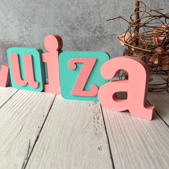 Nomes Linha Blocos - Decoração de Bebê