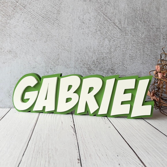 Nomes em Sobreposição Decoração de Bebê Ben 10