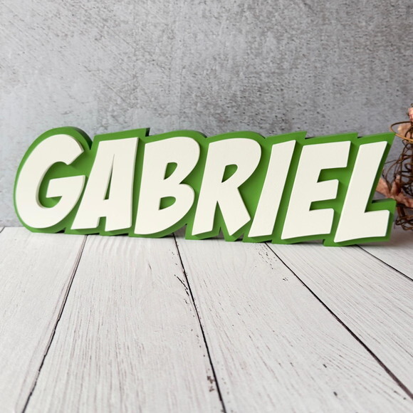 Nomes em Sobreposição Decoração de Bebê Ben 10