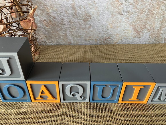 Nomes Personalizados em Cubos 6x6cm Ts