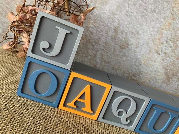 Nomes Personalizados em Cubos 6x6cm Ts