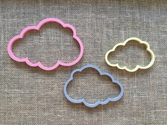 Nuvem Vazada de Parede- Trio Candy Color