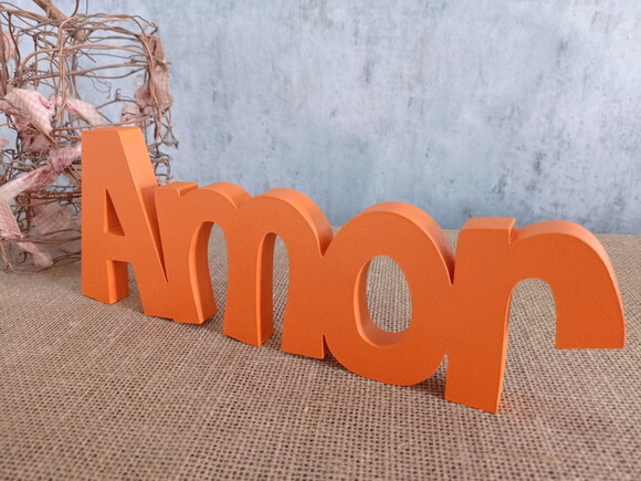 Palavras em MDF - AMOR