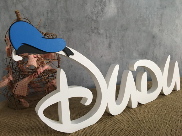 PATO DONALD Letras Decorativas Disney