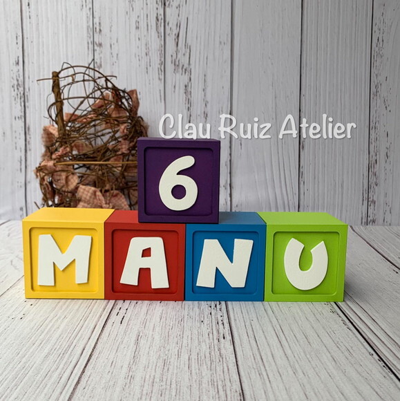 Pocoyo 6x6cm - Decoração de Festa Infantil