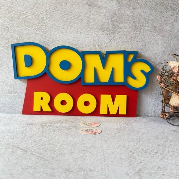 Porta de Maternidade e Quarto Decoração Bebê Toy Story