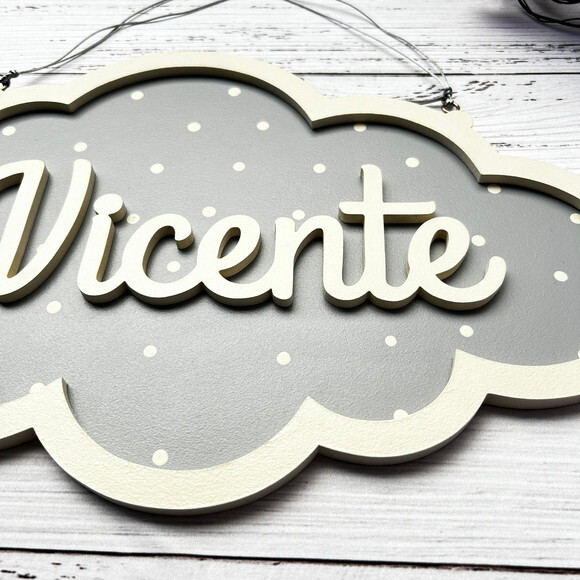 Porta de Maternidade Nome Composto - Decoração Bebê