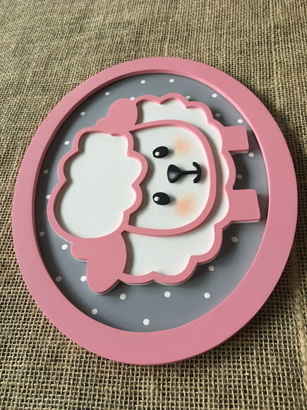 Quadrinhos - Decoração Bebê Ovelhinha