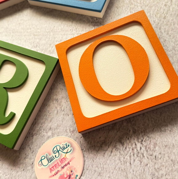 Quadro Toy Story Nome de Parede 10x10cm