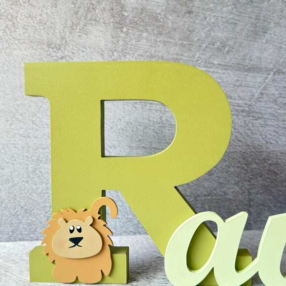 Nome em MDF Personalizado para Quarto de Bebê Letras Decorativas