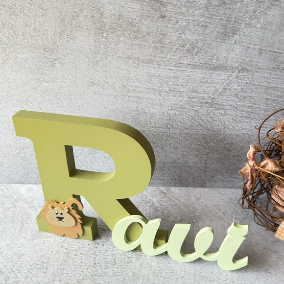 Nome em MDF Personalizado para Quarto de Bebê Letras Decorativas