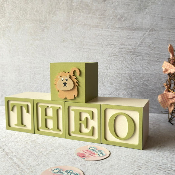 Safari Cubos 6x6cm - Decoração Bebè