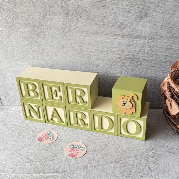 Safari Cubos 6x6cm - Decoração Bebè