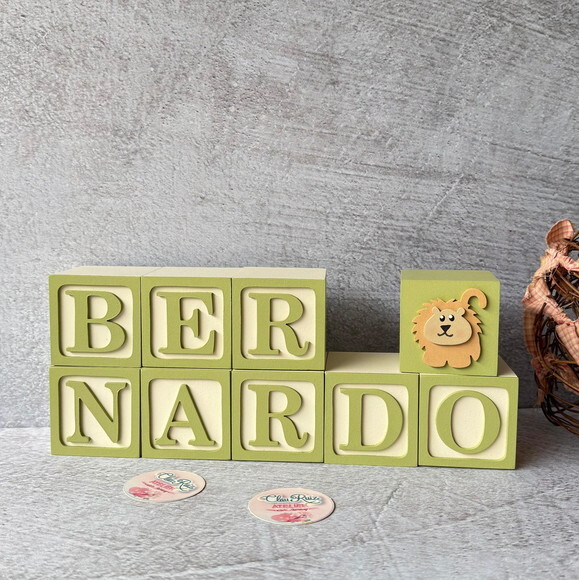 Safari Cubos 6x6cm - Decoração Bebè