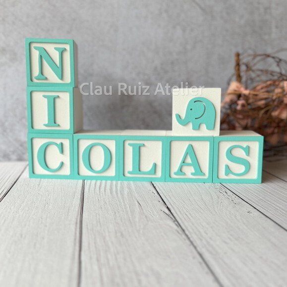 Safari Cubos 6x6cm - Decoração Bebè