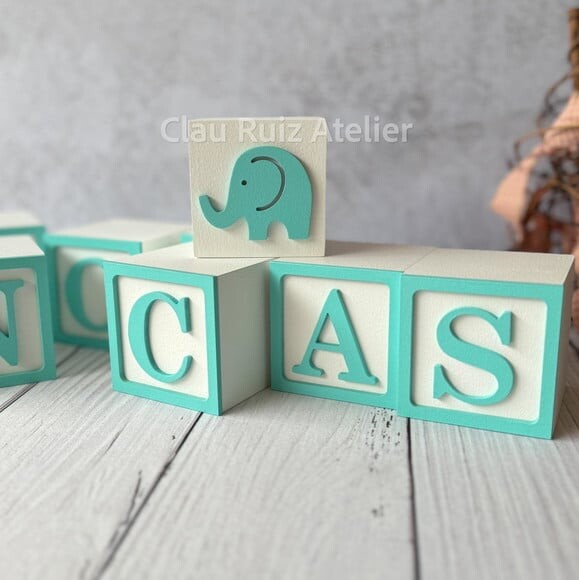 Safari Cubos 6x6cm - Decoração Bebè