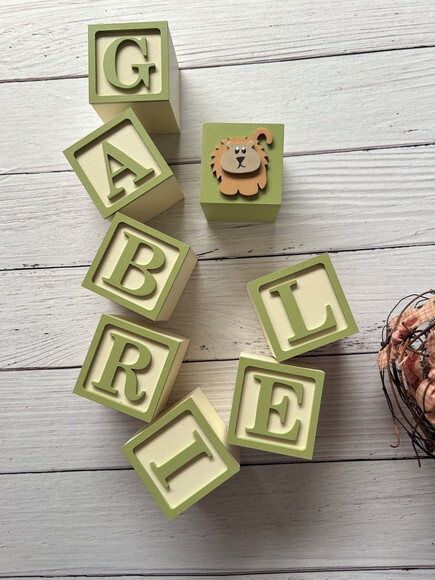 Safari Cubos 6x6cmts - Decoração Bebè