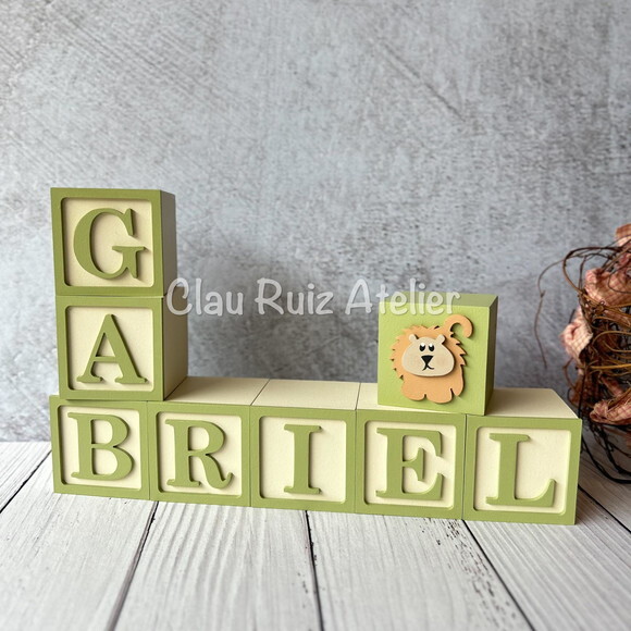 Safari Cubos 6x6cmts - Decoração Bebè