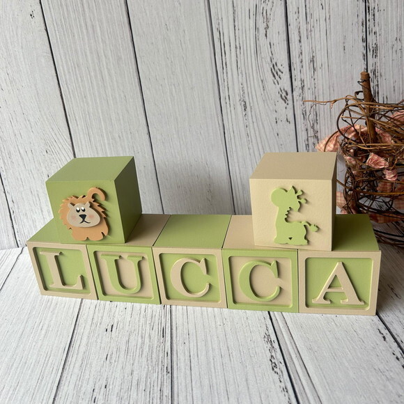 Safari Cubos 6x6cmts - Decoração Bebè