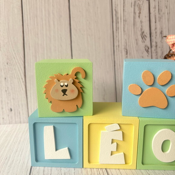 Safari Cubos 6x6cmts - Decoração Bebè
