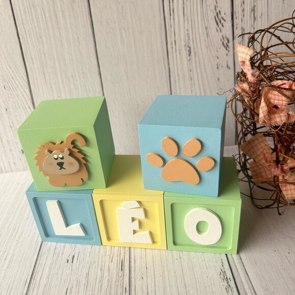 Safari Cubos 6x6cmts - Decoração Bebè