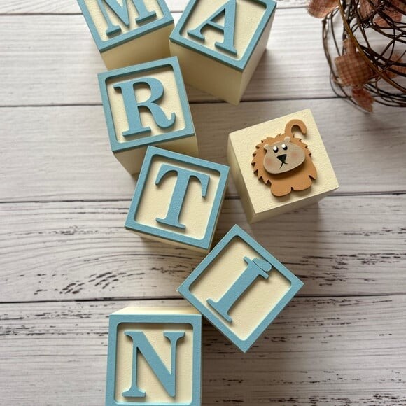 Safari Cubos 6x6cmts - Decoração Bebè