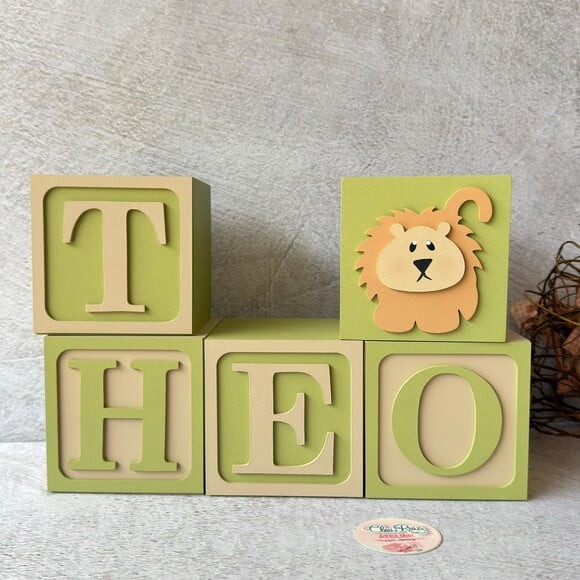 Safari Cubos Personalizados 10x10cm