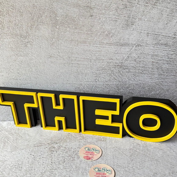 Letras Decorativas Personalizadas em MDF para Quarto de Bebê e F