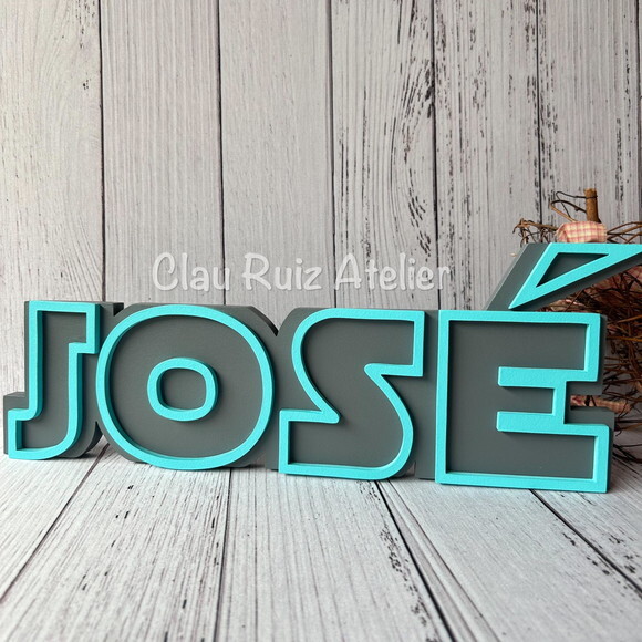 Letras Decorativas Personalizadas em MDF para Quarto de Bebê e F