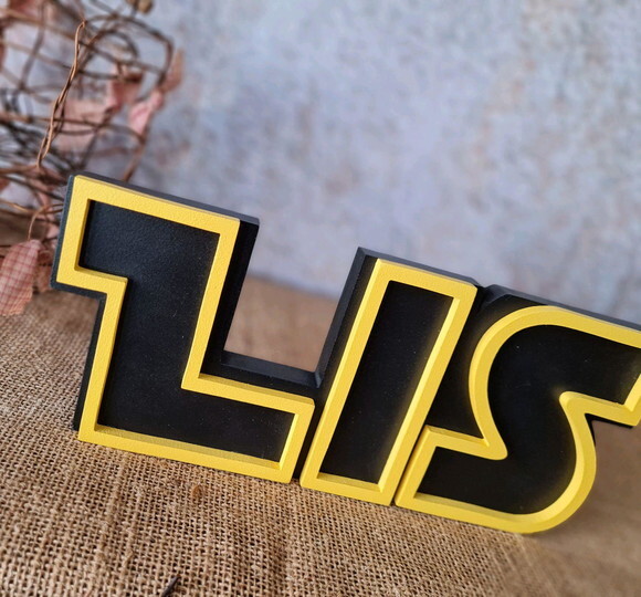 Letras Decorativas Personalizadas em MDF para Quarto de Bebê e F
