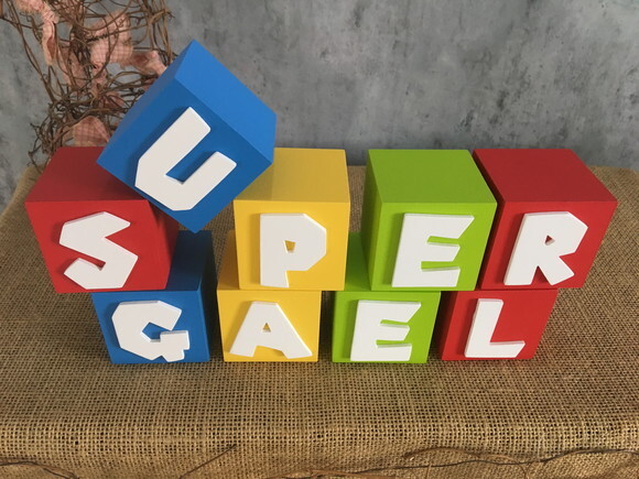 Super Mário Bros Cubos 6x6cm