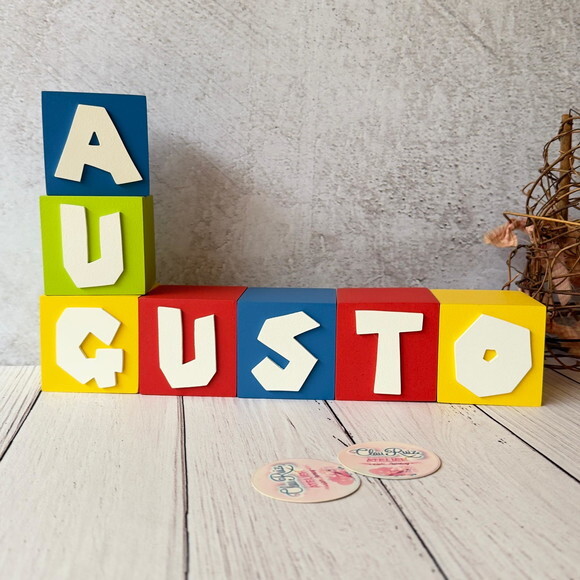 Super Mário Bros Cubos 6x6cm Decoração de Festa Infantil