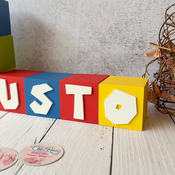 Super Mário Bros Cubos 6x6cm Decoração de Festa Infantil