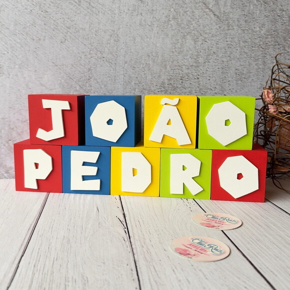 Super Mário Bros Cubos 6x6cm Decoração de Festa Infantil