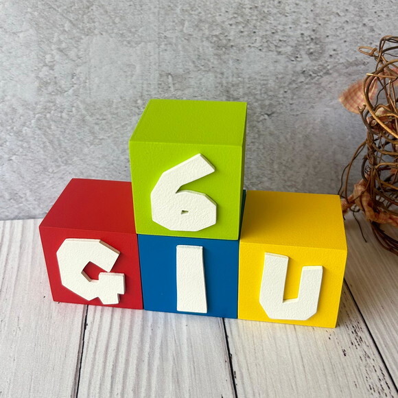 Super Mário Bros Cubos 6x6cm Decoração de Festa Infantil